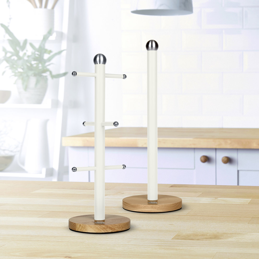 Bamboo Paper Towel Holder