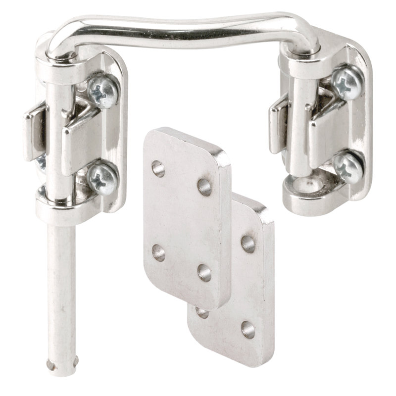 Serrure à boucle haute sécurité en acier plaqué nickel 2-1 / 4 po pour gaucher (paquet de 1)