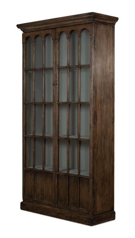 Refined Arches Solid Wood Bookcase