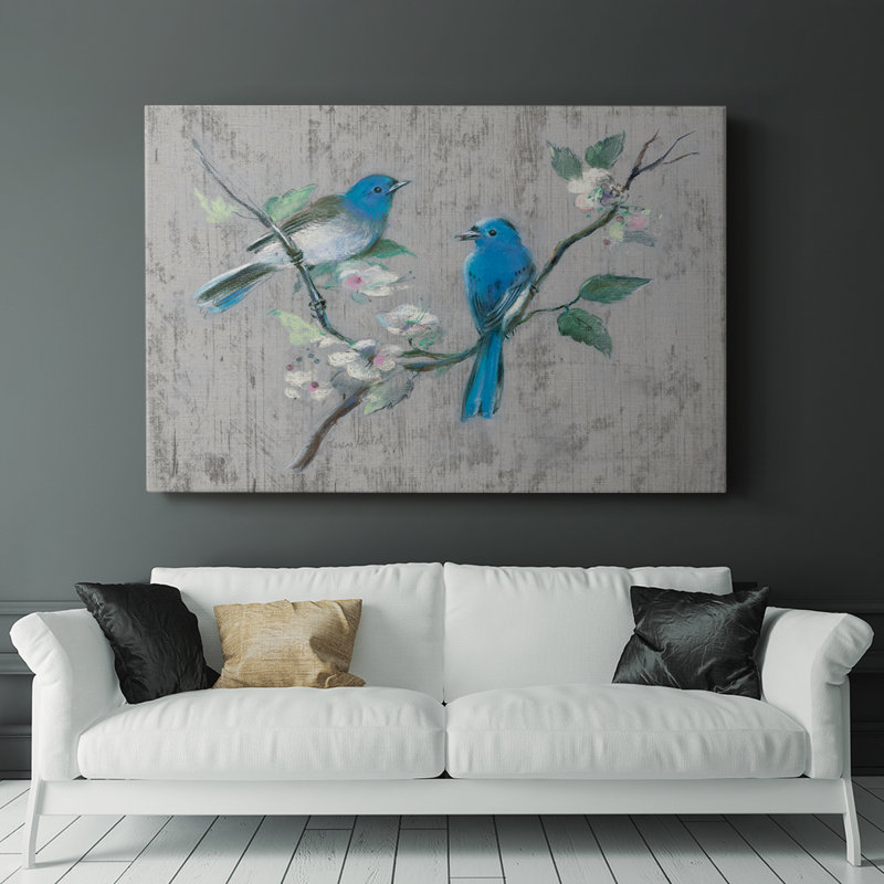 Chanson du printemps I -Galerie enveloppée Cavas, H 12 po x l 18 po