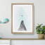 Airplane Above The World In Abstract - Single Picture Frame Painting-55547559-55547560
