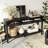 Console Table Entryway Table With Drawers And Bottom Shelf-1440701546