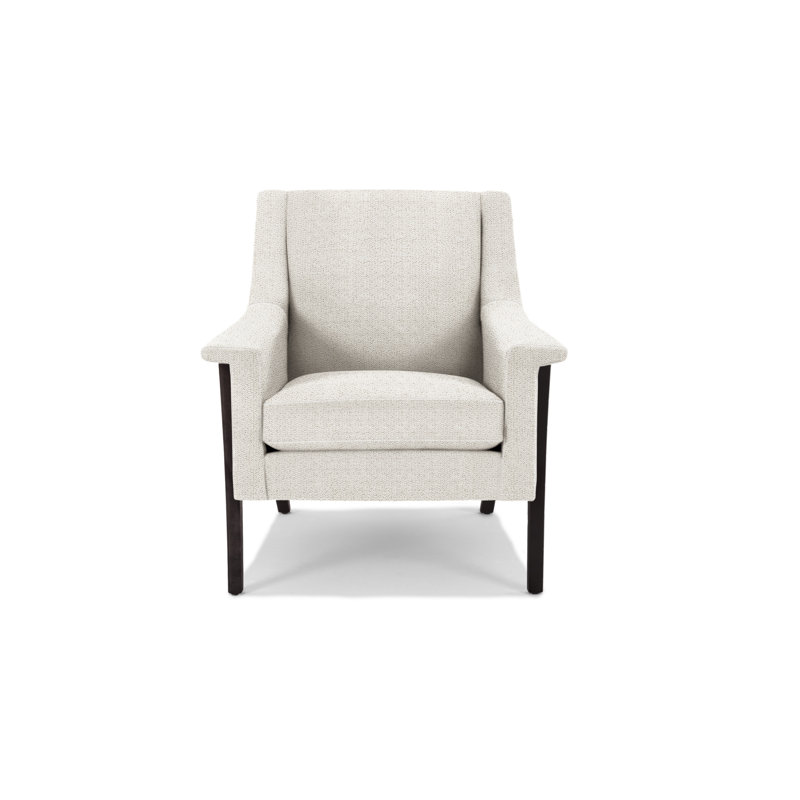 Fauteuil Arlo, Wengé, Polypropaline blanc bouleau
