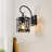 1 - Light 6.3''W Dimmable Crystal Armed Sconce