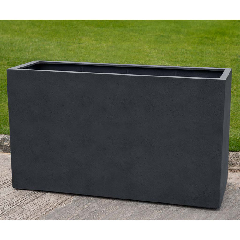 Boîte à fleurs pour fenêtre Riemer, Plomb clair, H 35,5 po x l 59 po x P 17,75 po