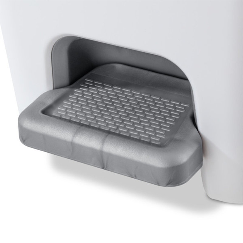 Ensembles de poubelles à pédale 2,7 gallons, Blanc
