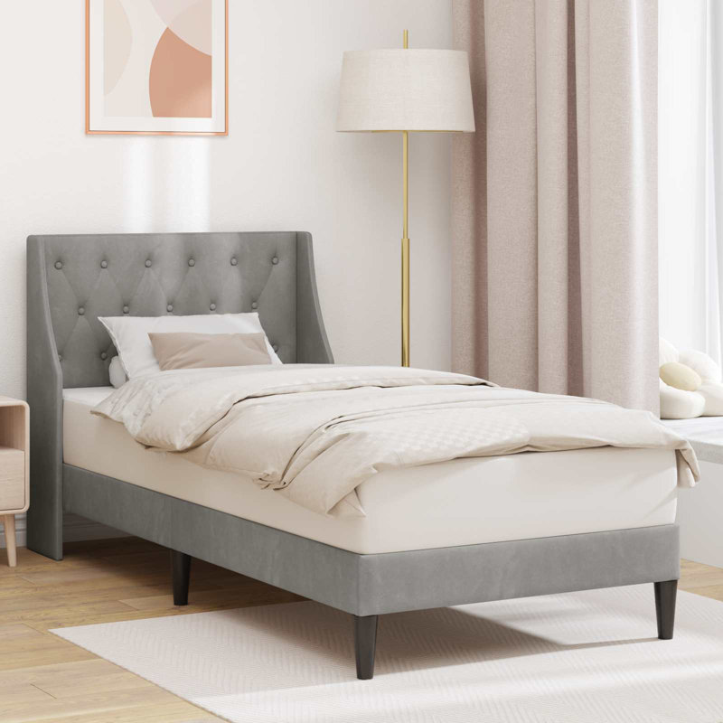 Bed, Light Grey