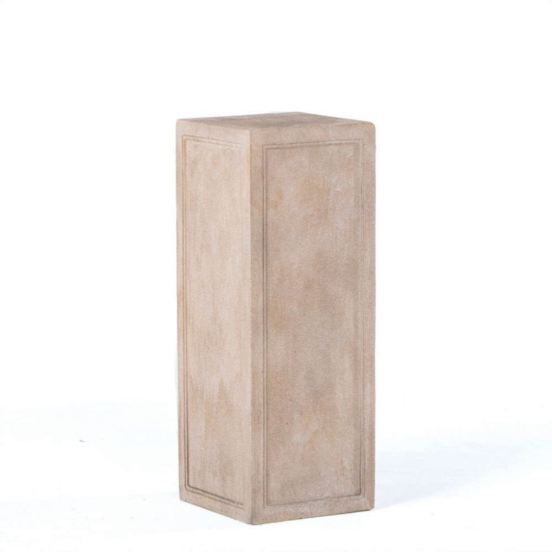 Piédestal Bruceville, Taupe, H 27,5 po x l 10,25 po x P 10,25 po