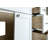 Disar 51' Single Bathroom Vanity With Left Linen Tall Cabinet Dovetail Solid Wood Drawer Carrara Quartz Top-111107798