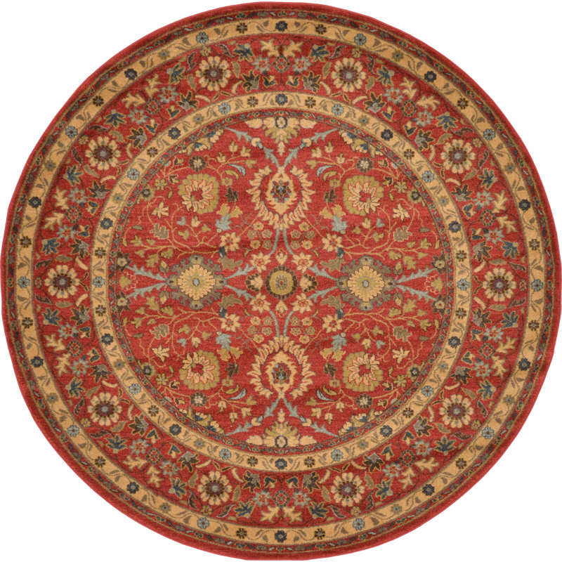 Moore Indoor Rug, Round 8'