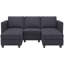 Canapé modulaire en U avec rangement Vevey-1626673666