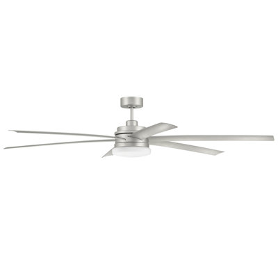Ventilateur de plafond standard à 72 pales 72 pouces DEL avec télécommande et ensemble d'éclairage