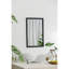 Miroir noir de 24 po x 36 po - Ajoute une touche de luxe au salon, à la chambre à coucher et au vestibule