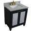 Ensemble de meuble-lavabo simple 31 "avec miroir Schreck-1004946700-1004946702
