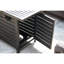 57In Outdoor Fire Pit Table Gas Propane, Aluminum 50000Btu Fireplace Dining With Lid & Glass, Rectangular, , For Backyard Garden Deck Patio - Propane Pits Table, Aluminum, Dinning And
