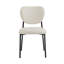 Chaise d'appoint rembourrée (ensemble de 2)