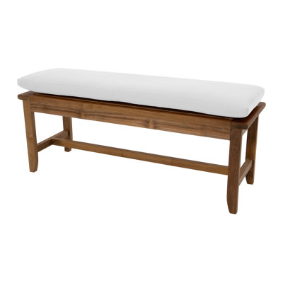 Jamshida Solid Wood Teak Outdoor Bench