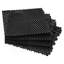 Tapis de drainage emboîtable, coussin modulaire emboîtable 12 X 12, tapis de drainage épissure 50 pièces, carrelage de sol en PP antidérapant et tapis de douche, pour le garage, le jardin, la cuisine et l'extérieur
