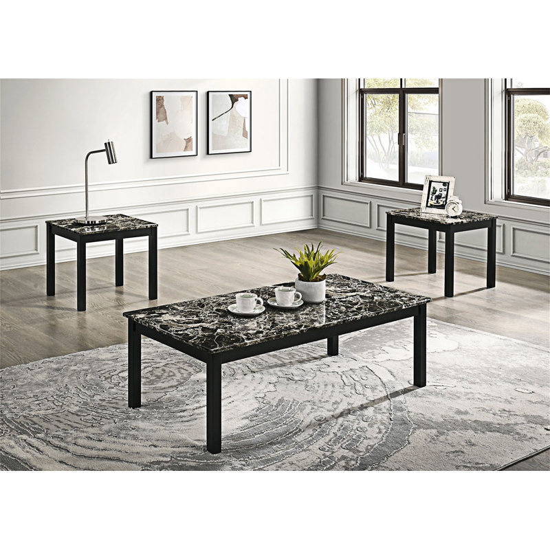 Ensemble de table contemporaine X Table basse X Table de bout
