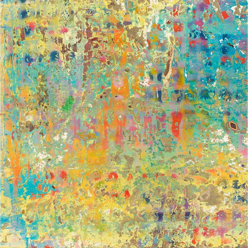 5 Below Sunrise Painting, 36" H x 36" W, White Framed