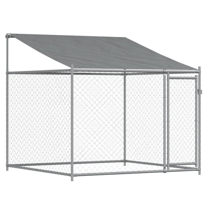 Alexy 200cm H Metal Yard Kennel, 200cm H x 200cm W x 200cm D