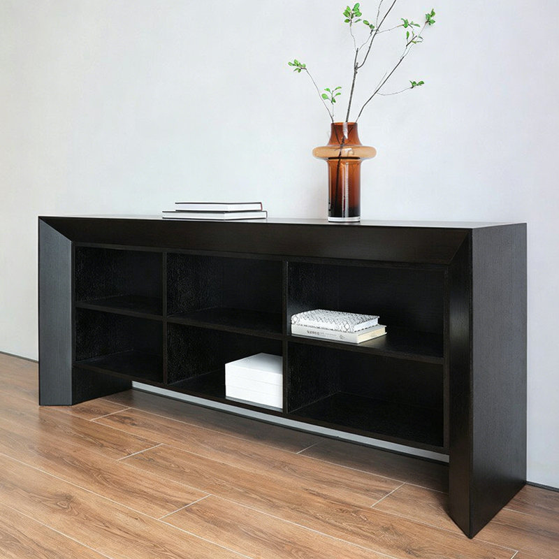 Armoire d'entrée Mid-Century noire