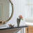 Ceramic Decorative Vase with Textured Wavy Design - Modern Home Accent-1474698236
