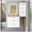 Meuble-lavabo mural flottant en céramique Modern Modern