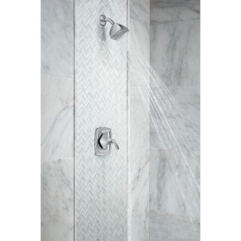 Robinet de douche avec déviateur et Posi-Temp Voss, Bronze huilé