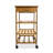 Modern Contemporary Trolley with Three Open Shelves and Storage Drawer, Perfect for Organized and Stylish Home or Office Use.