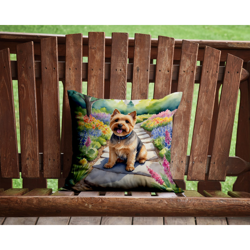 Coussin décoratif intérieur / extérieur Spring Path, H 14 po x l 14 po