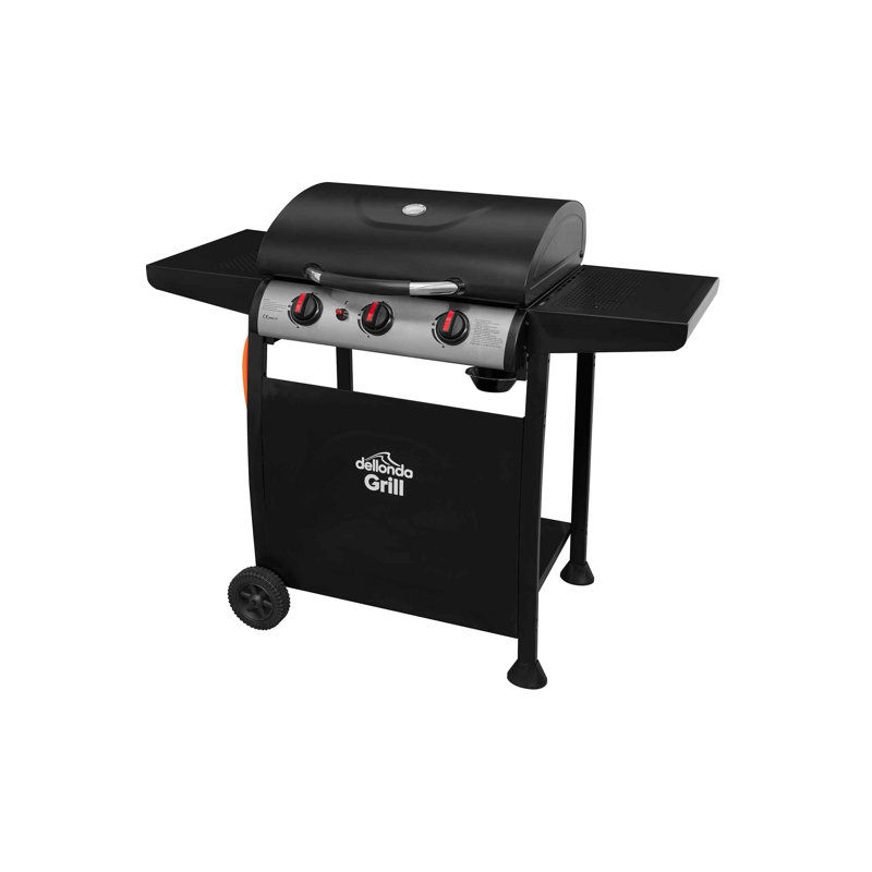 Gas BBQ Dellonda Countertop Liquid Propane Gas Grill, 3