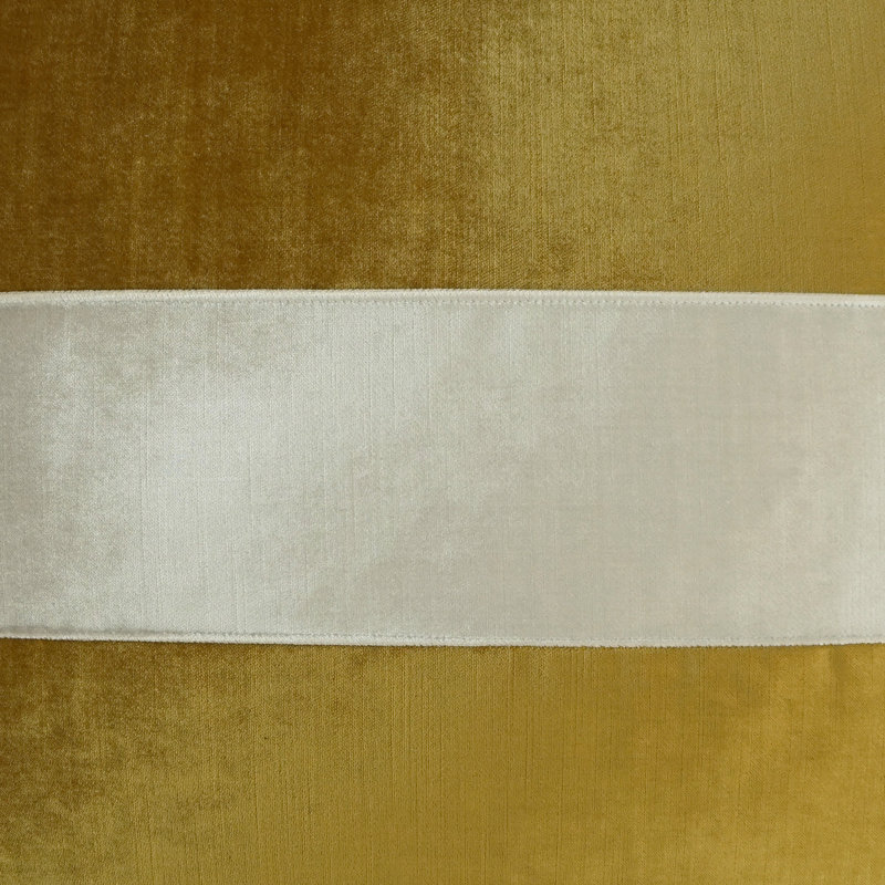 Coussin décoratif Iridescence Band, Citron, H 22 po x l 22 po
