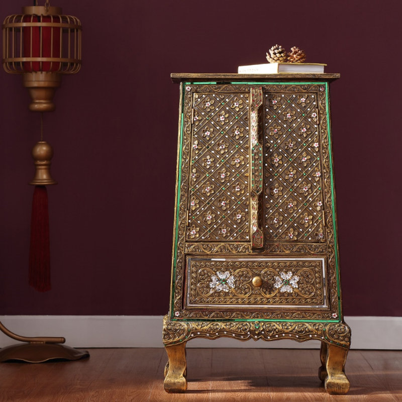 Bisset Solid Wood Accent Cabinet