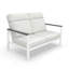 Causeuse d'extérieur en métal avec coussin Sunbrella Townsend-116257306-116257301