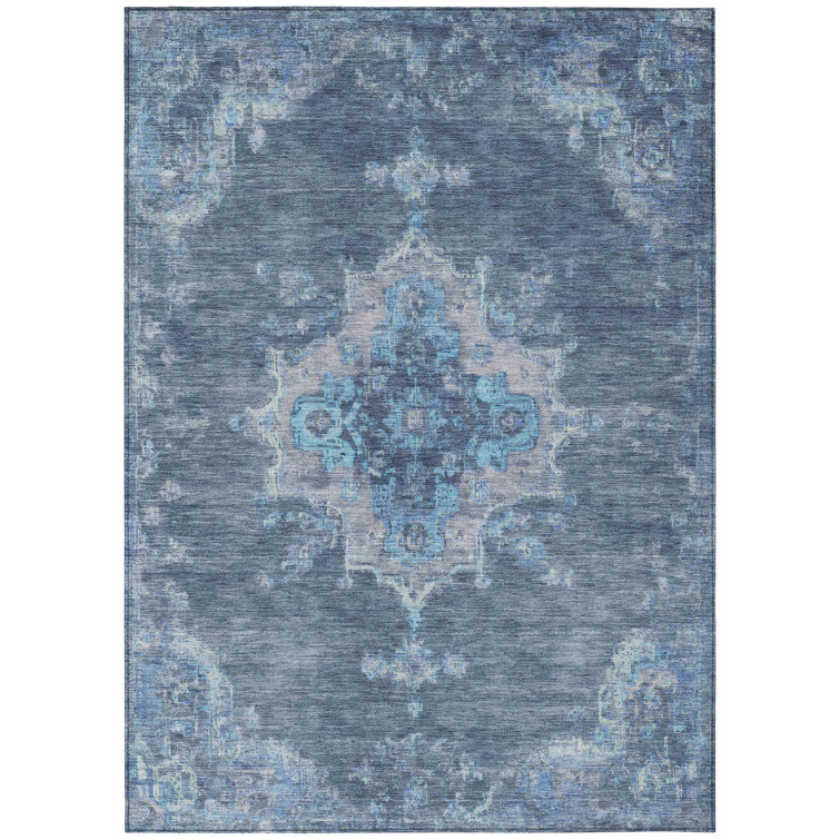Machine Washable Indoor/Outdoor Hashlamoun ACN2321 Global Rug