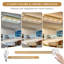 Plafonnier encastré rectangulaire de 40 po en cristal doré de 40 po, lustre linéaire de luxe moderne avec 8 lumières, cristal K9 et cadre en métal pour salle à manger, îlot de cuisine, salon
