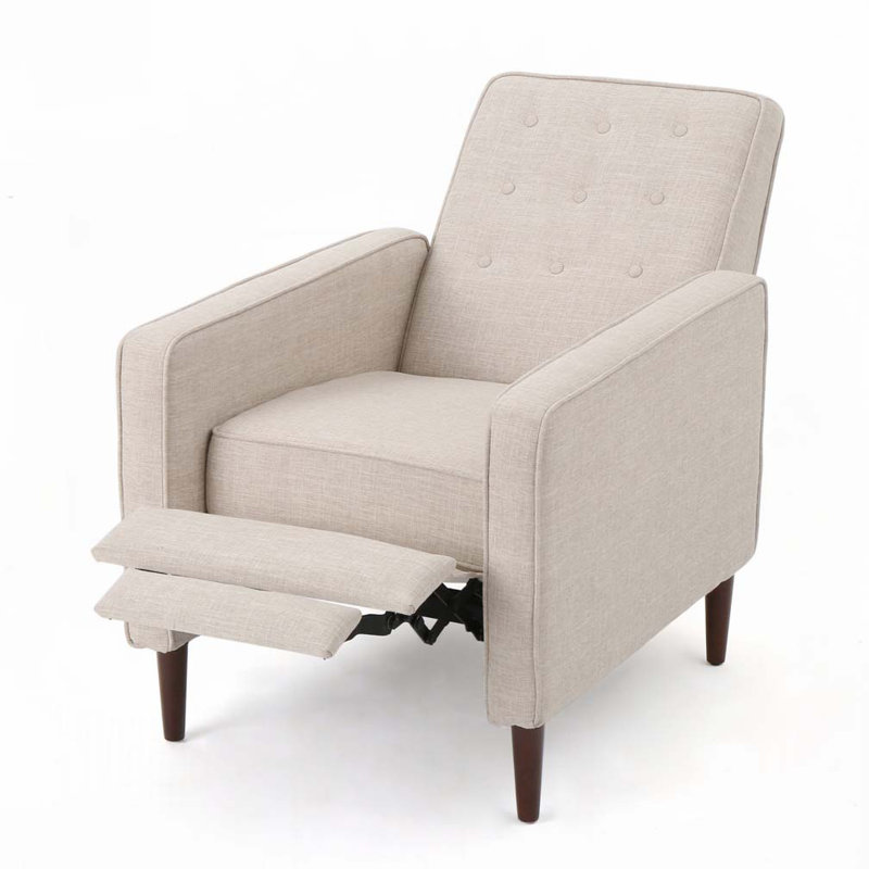 Canapé inclinable en tissu Mid-Century, Blé