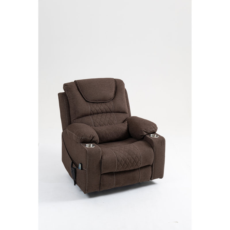 Fauteuil inclinable en velours Ultimate Comfort