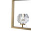 Luminaire suspendu géométrique moderne à 1 lumière avec détails en cristal-365864637