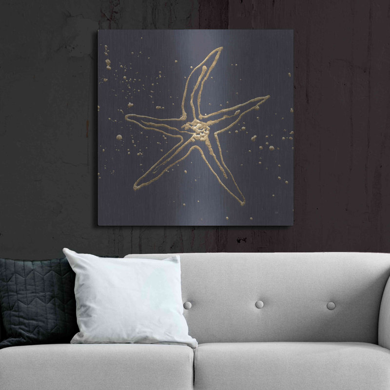 «Gold Starfish II» par Chris Paschke, H 36 po x l 36 po