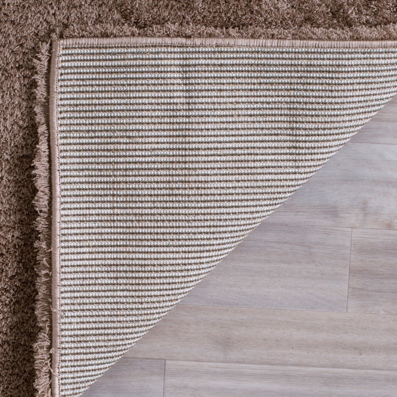 Tomberlin Velvet Shag Performance Solid Color Rug, Rectangle 9' x 12'