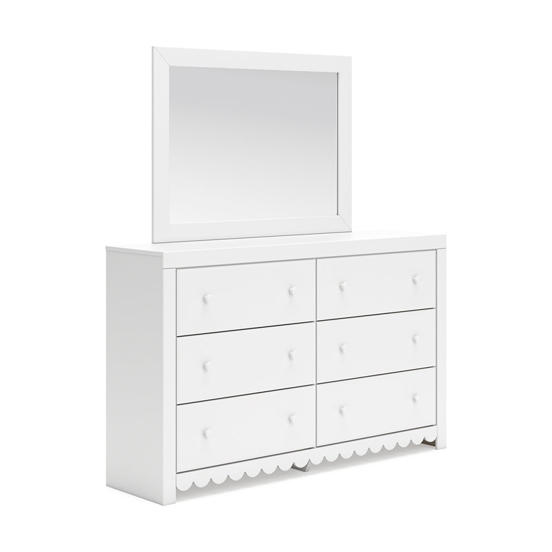 Commode et miroir Mollviney