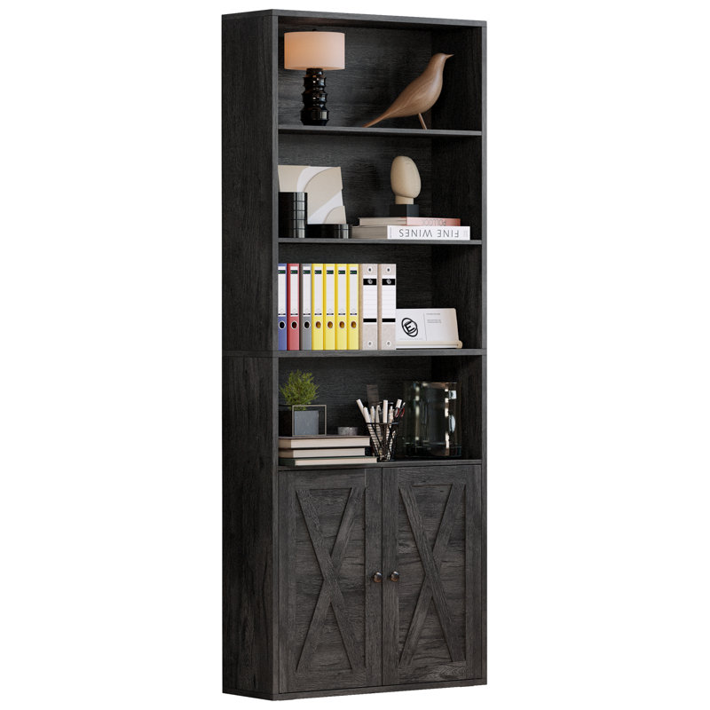 Millwood Pines Manito Storage Bookcase & Reviews | Wayfair