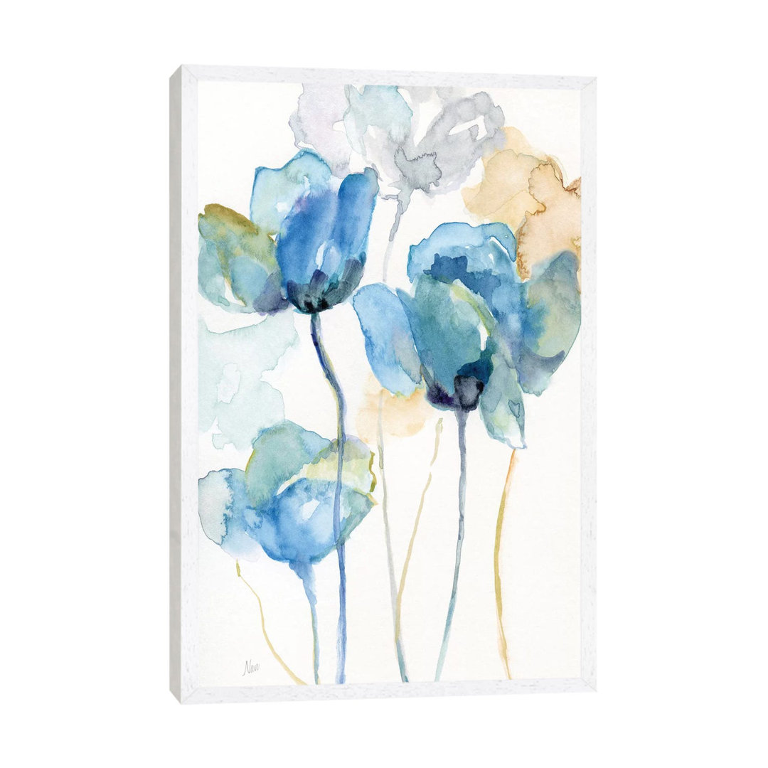 Wildflower Blues I by Nan - Painting on Canvas