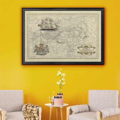 " Antique Map Of Asia "