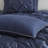 Luxurious Navy Cal King 7-piece Tufted Comforter Set