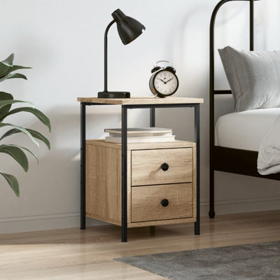 Orlie 34cm W Iron Bedside Table