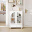 Buffet, armoire de rangement avec plateau à niveaux et 1 tiroir