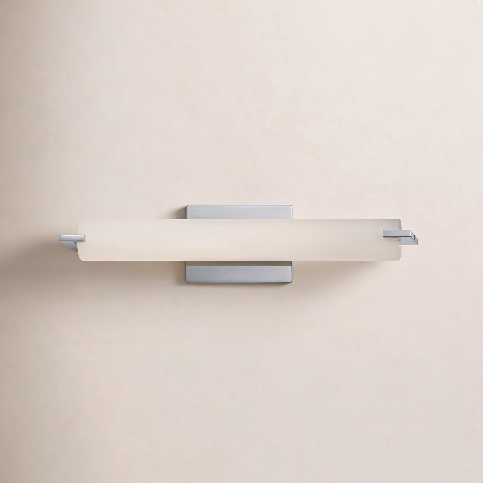 Bradson Single Light Flush Mount Sconce, Chrome, LED